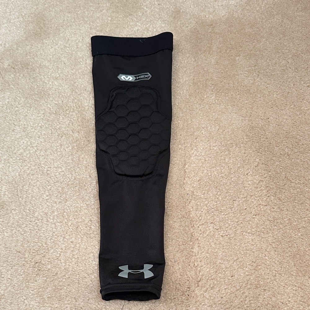 Under Armour Black Padded Compression Arm Sleeve for Kids
